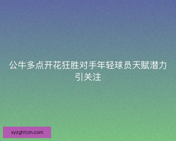 公牛多点开花狂胜对手年轻球员天赋潜力引关注